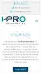 Mobile Screenshot of hpro.com.br