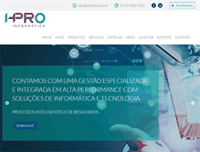 Tablet Screenshot of hpro.com.br