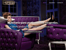 Tablet Screenshot of hpro.es